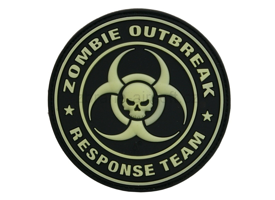 Ostatn Nivka Zombie outbreak - Response team 3D plast GLOW IN THE DARK